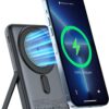 Euker マグネットモバイルバッテリー 10000mAh 大容量 軽量 スタンド付 ワイヤレス充電器 急速充電 PD対応 iPhone13 iPhone12シリーズ MagSafe PSE認証済 I13 - 画像 (6)