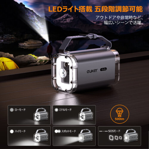 Euker モバイルバッテリー 大容量 急速充電 PD65W 30000mah パワーバンク ポータブルバッテリー PSE認証済 - 画像 (8)