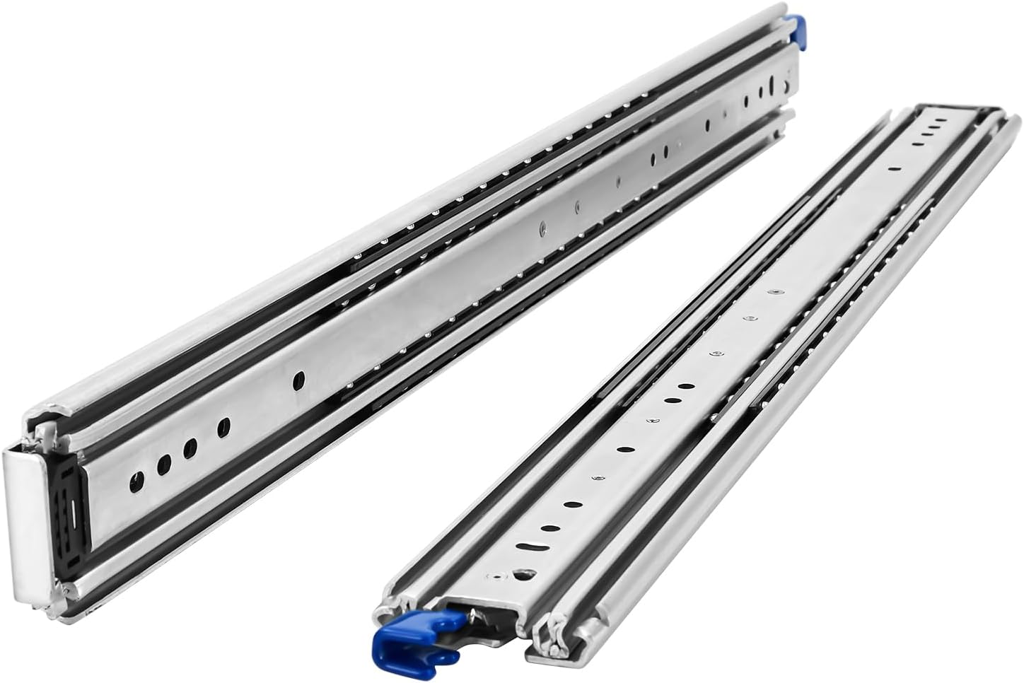 スライドレール 900mm 幅76mm ロック付き かんぜんな拡張ボール伸縮式 3段引き 耐荷重150kg 左右1セット