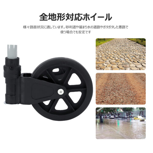 ハンドトラック キャリーカート 折りたたみ 耐荷重100Kg 台車 軽量 静音 業務用 引越し/荷物運搬 - 画像 (8)
