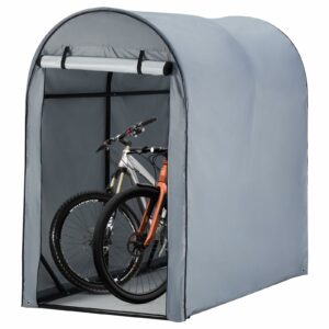 サイクルハウス ガレージ サイクルポート 自転車テント 頑丈 防水 収納 梅雨対策 1台用〜2台用